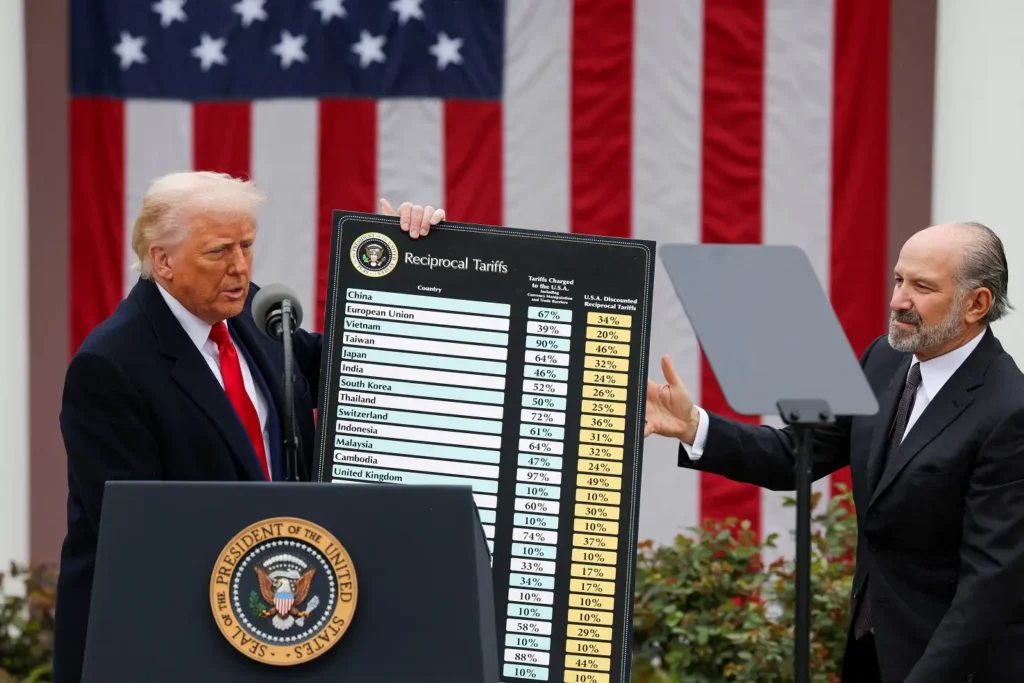 2025 04 13T152926Z 1 LYNXMPEL3C09J RTROPTP 4 USA TRUMP TARIFFS BANKS